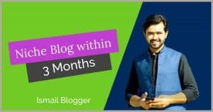 3 months niche blogging . course